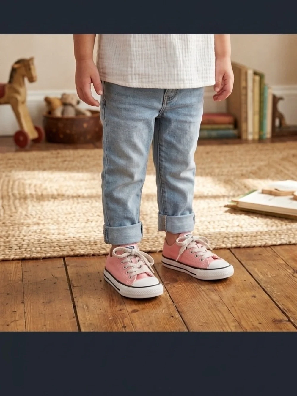 Kids Pink Converse